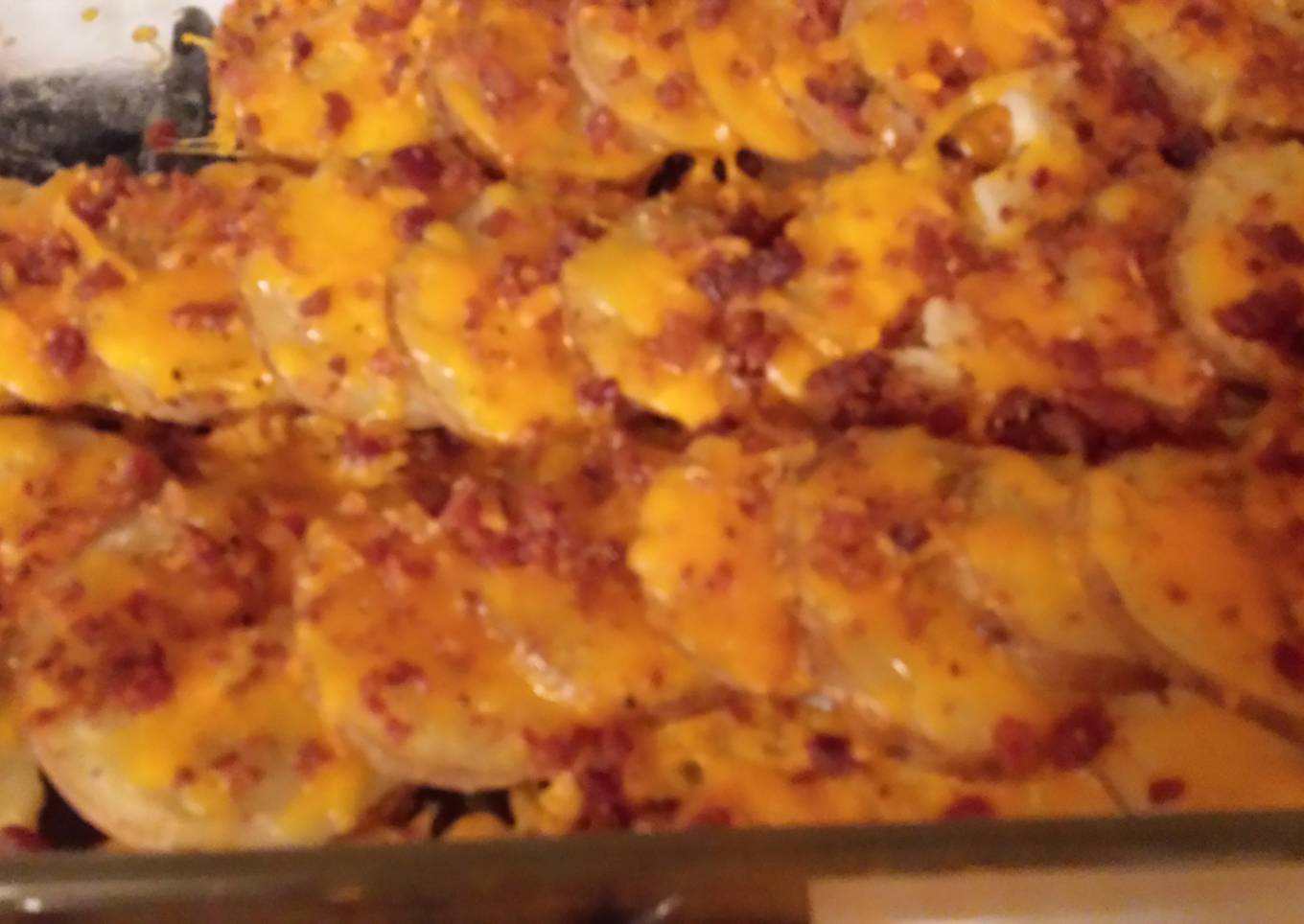 Cheesey bacon potato bites