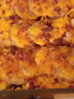 A picture of Cheesey bacon potato bites.