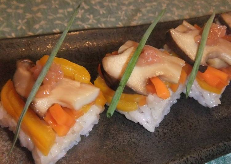 Recipe of Quick Sweet and Salty King Oyster Mushroom Sushi