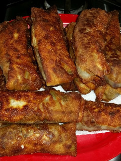 A picture of Asian Inspired Egg Rolls.