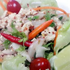 A picture of Larb Gai / Spicy Minced Chicken.