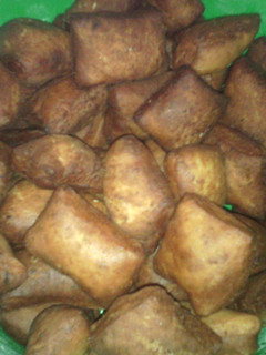 A picture of Butternut mandazi (swahili donuts).