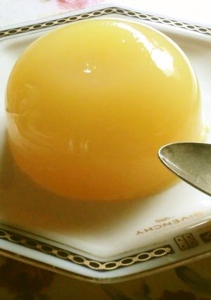A picture of Healthy Agar Jello Made with 100% Juice.