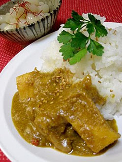 A picture of Chicken and Bamboo Japanese-style Sesame Curry.