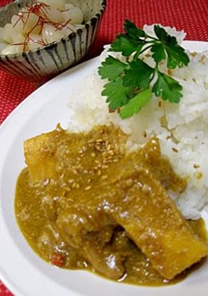 A picture of Chicken and Bamboo Japanese-style Sesame Curry.