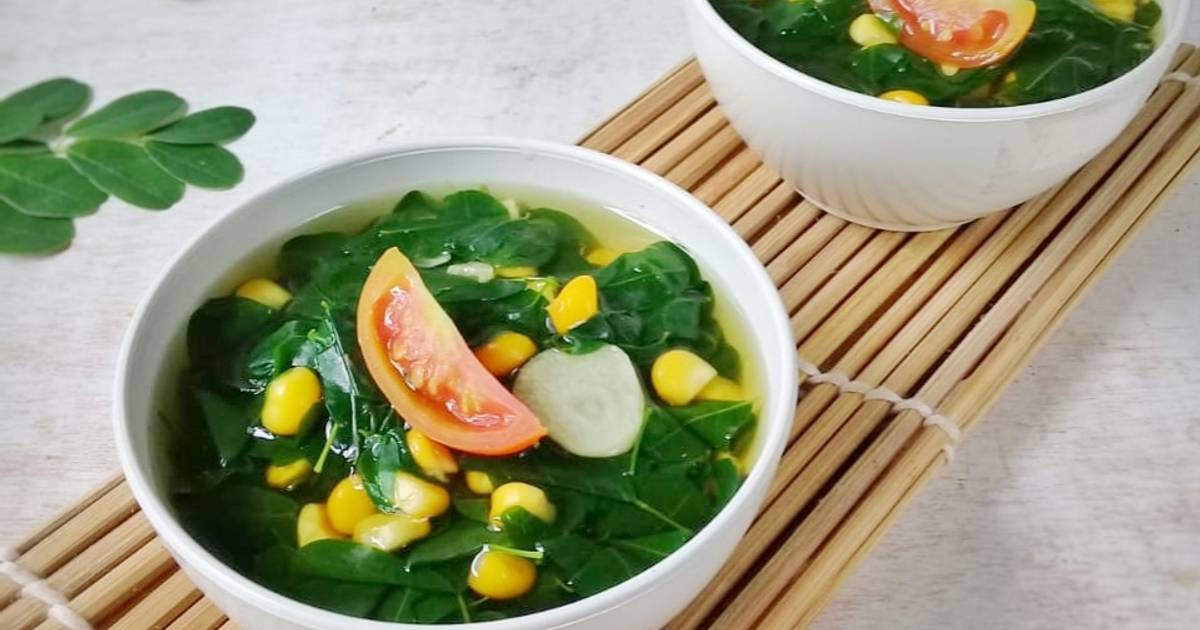 Resep Sayur Bening Daun Kelor Oleh Heni Nur Cookpad