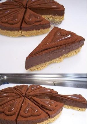 A picture of No-bake Chocolate Truffle Tart.
