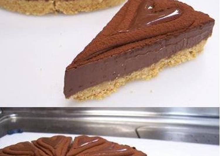Recipe of Super Quick Homemade No-bake Chocolate Truffle Tart