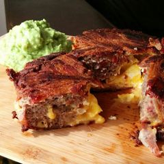 A picture of The Monster Burger.