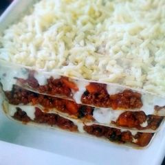 A picture of Mountain bread Lasagne - Healthy alternative....