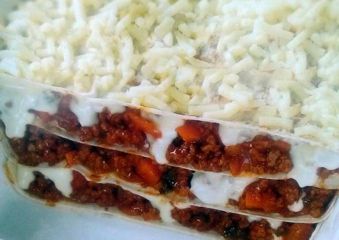 Step-by-Step Guide to Make Perfect Mountain bread Lasagne - Healthy alternative...