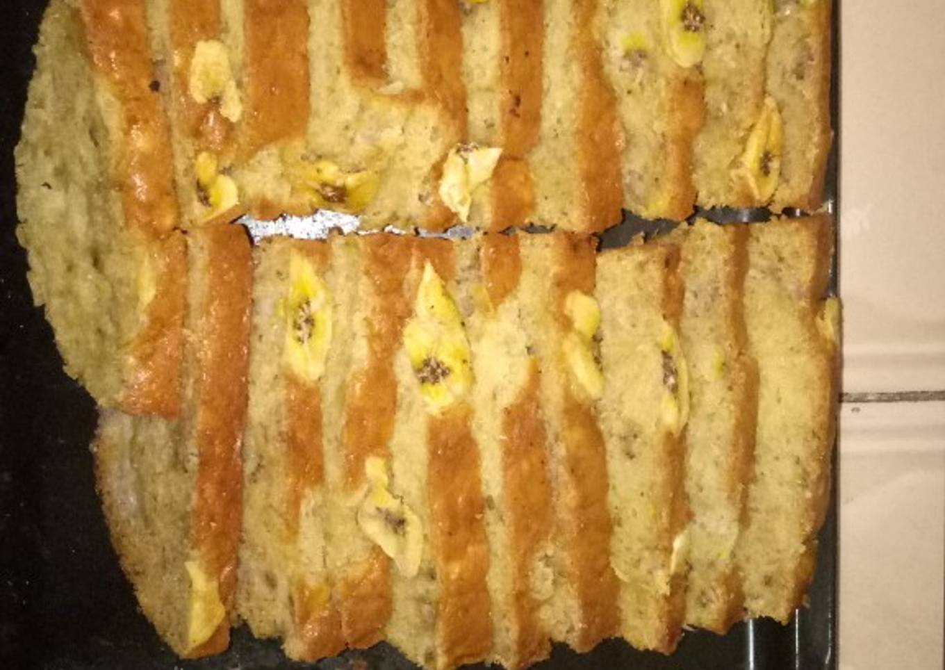 Kue bolu pisang kepok 2 telur tanpa santan super simple