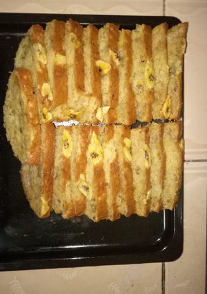 Foto resep Kue bolu pisang kepok 2 telur tanpa santan super simple