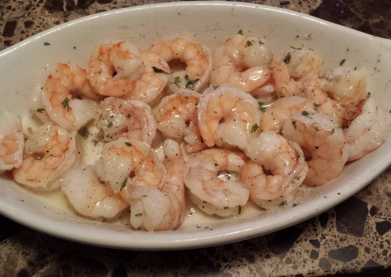 The Bomb Baked Garlic Shrimp