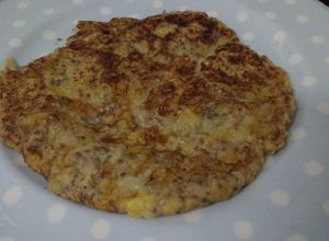 Foto de Panqueca de banana com chia