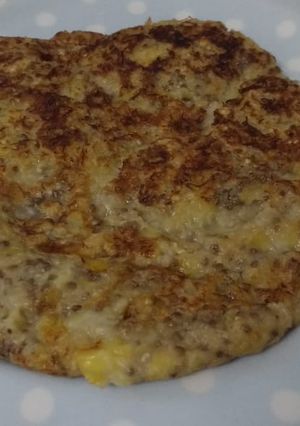 Foto de Panqueca de banana com chia