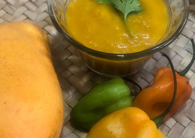 Salsa de mango habanero Receta de  Cookpad