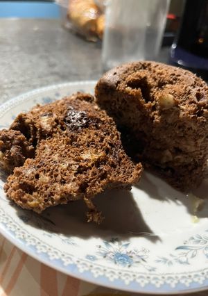 Foto de Bolinho de banana com chocolate
