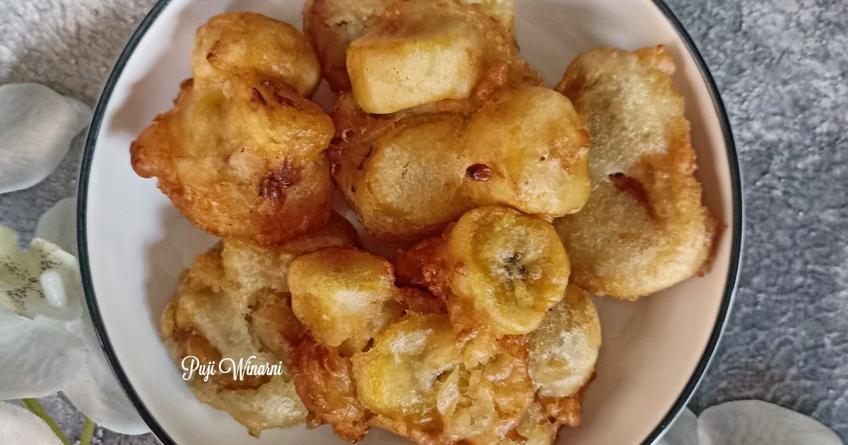 Gaguduh pisang goreng sourdough