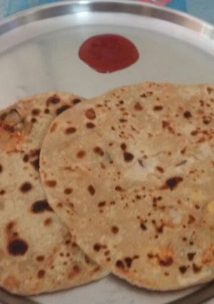A picture of Paneer paratha.