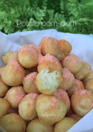 Foto resep Potato pom-pom (bola-bola kentang keju)