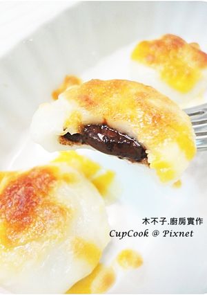 脆皮起司巧克力湯圓 的食譜成品照片