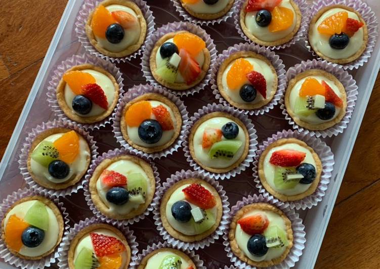 Recipe of Homemade Mini Fruit Tarts