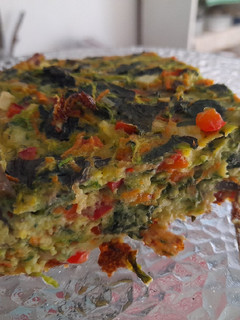 Una foto de Fainá de Verduras (zapallitos y zanahorias=