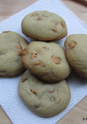 A picture of Mamma's Soft Chewy Butterscotch Chip Cookies.