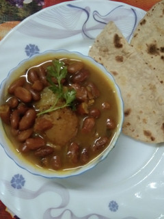 A picture of Rajma Curry.