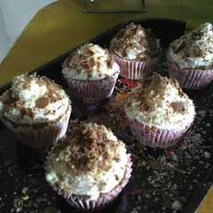 A picture of Steamed Blackforest Cupcake.