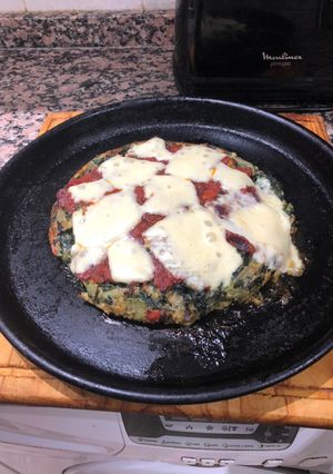 Una foto de Tortilla de acelga a la napolitana