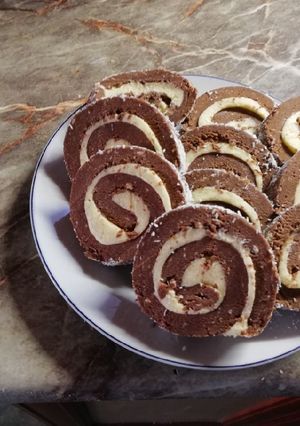 Kókusztekercs recept fotója