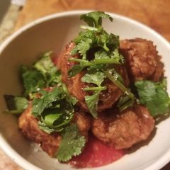 Chicken meat balls A picture of Chicken meat balls.
