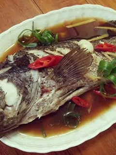 清蒸石斑魚【澎湖水產】 的食譜成品照片