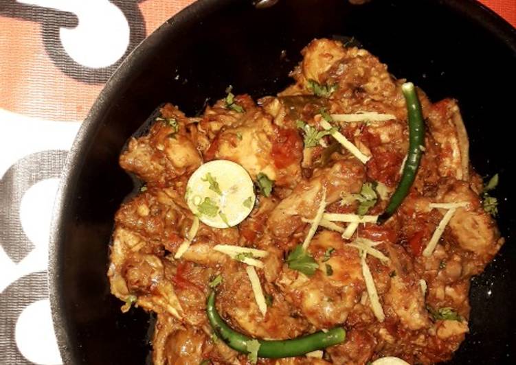 Easiest Way to Prepare Super Quick Homemade Chicken khra masala koyla karahi