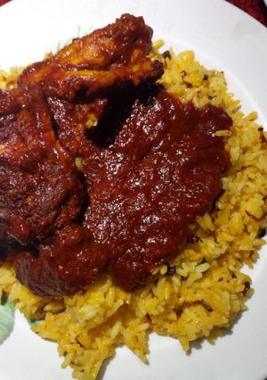 A picture of Chicken Biriyani #authormarathon #4weekchallege.