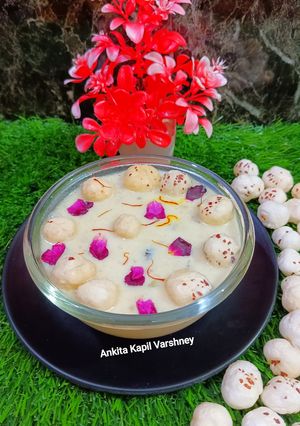 A picture of Makhana Kheer.