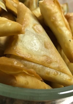 صورة لوصفة سمبوسة البطاطا الحارة