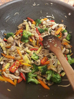 Foto resep Tumis Ayam Jamur Warna Warni no MSG