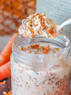 Una foto de Porridge frío "Carrot cake"
