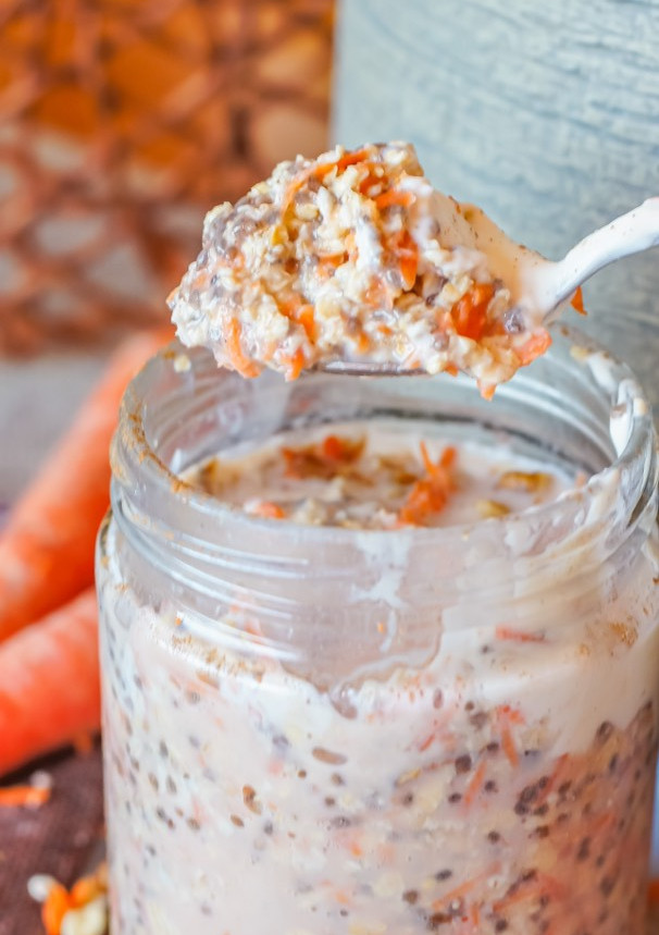 Una foto de Porridge frío "Carrot cake"