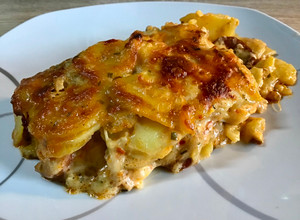 Szaftos rakott burgonya recept fotója