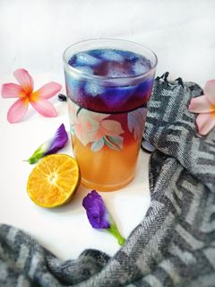 Foto resep Orange Galaxy Blue
