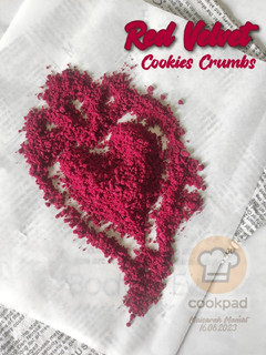 Gambar Red Velvet Cookies Crumbs