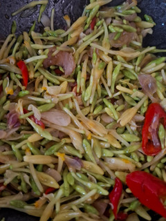 Foto resep ANTI PAHIT Tumis bunga pepaya (tumis kembang kates gantung)