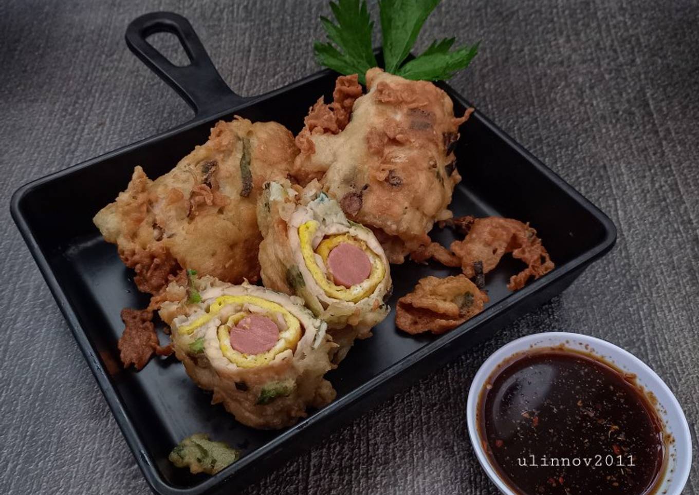 Tempe mendoan gulung