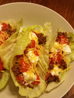 A picture of Lettuce Leaf Taco Wraps.