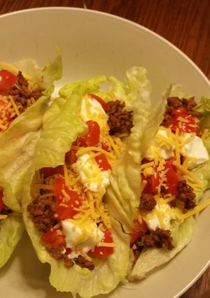 A picture of Lettuce Leaf Taco Wraps.