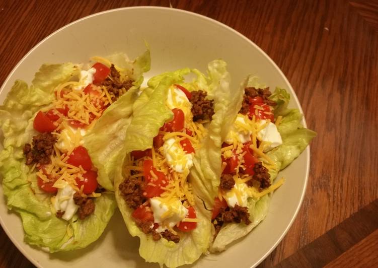 Easiest Way to Prepare Speedy Lettuce Leaf Taco Wraps